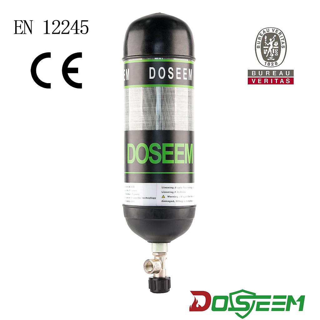 DOSEEM 9L Air cylinder (CE) &amp; Self-locking cylinder valve KHF-30